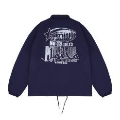 Alternative view of House of Smith Jaket Pria - Aptitude Wind Breaker Navy - Coach Jacket