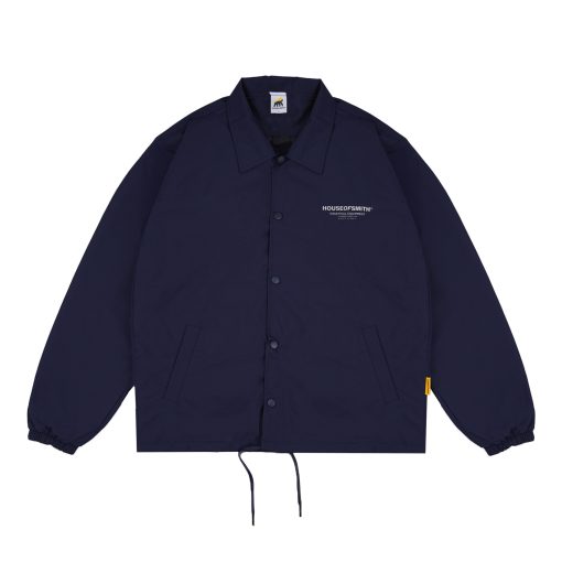 House of Smith Jaket Pria - Hos Essential Wind Breaker Navy - Coach Jacket
