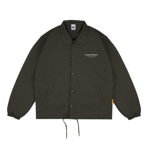 House of Smith Jaket Pria - Hos Essential Wind Breaker Army - Coach Jacket