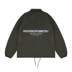 Alternative view of House of Smith Jaket Pria - Hos Essential Wind Breaker Army - Coach Jacket
