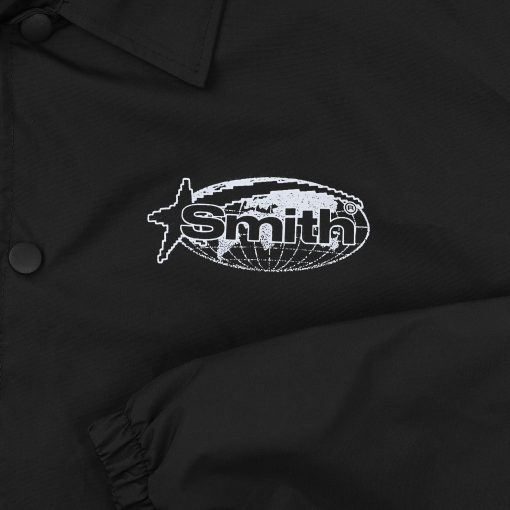 House of Smith Jaket Pria - Aptitude Wind Breaker Black - Coach Jacket - Image 4
