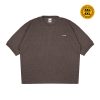 House of Smith Kaos Boxy Pria - Gritte Waffle Knit Boxy Tshirt Brown - Boxy T Shirt
