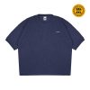 House of Smith Kaos Boxy Pria - Gritte Waffle Knit Boxy Tshirt Navy - Boxy T Shirt