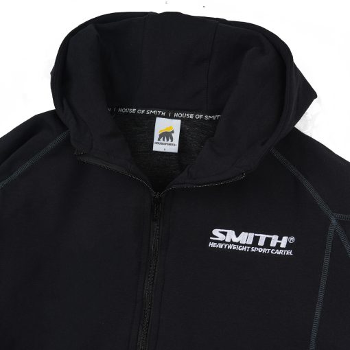 House of Smith Sweater Hoodie Zipper Track Suit Pria - Voulard Track Jacket Black - Image 2