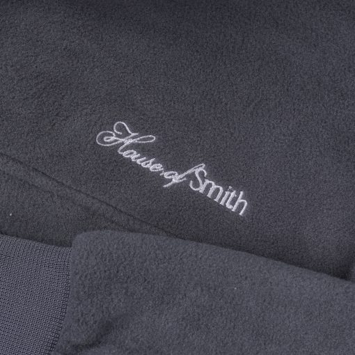 House of Smith Jaket Pria - Morzip Jacket Polar Grey - Halfzip - Image 3