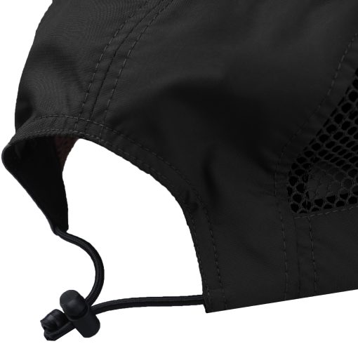 House of Smith Topi - Active 5 Panel Hat Black - Five Panel Hat - Image 3