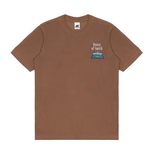House of Smith Kaos Pria Lengan Pendek - Court Tshirt Brown - T Shirt - Image 3