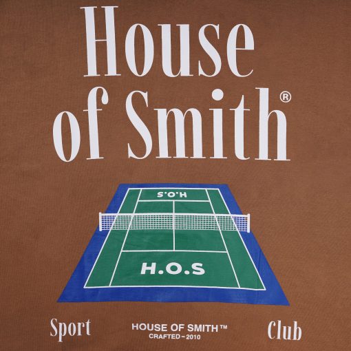 House of Smith Kaos Pria Lengan Pendek - Court Tshirt Brown - T Shirt - Image 4