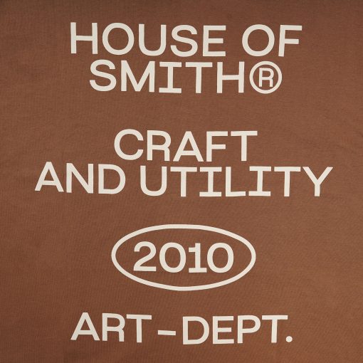 House of Smith Kaos Pria Lengan Pendek - Smith Utility Tshirt Brown - T Shirt - Image 3