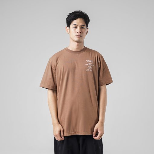 House of Smith Kaos Pria Lengan Pendek - Smith Utility Tshirt Brown - T Shirt - Image 5
