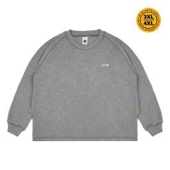 House of Smith Kaos Pria Lengan Panjang - Therma Waffle Knit Boxy Ls Heater Grey - Long Sleeve Boxy