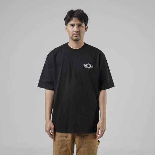 House of Smith Kaos Oversize Pria - Radiance Heavyweight Oversized Tshirt Black - Oversize T Shirt - Image 6