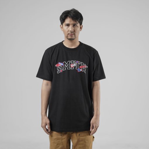 House of Smith Kaos Pria Lengan Pendek - Patch Tshirt Black - T Shirt - Image 4