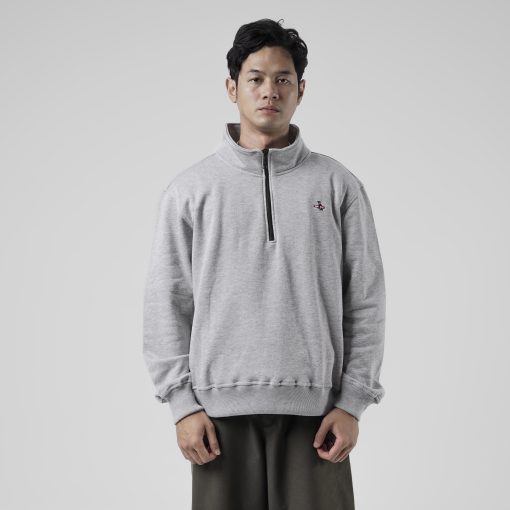 House of Smith Sweater Pria - Shore Halfzip Misty - Halfzip - Image 4