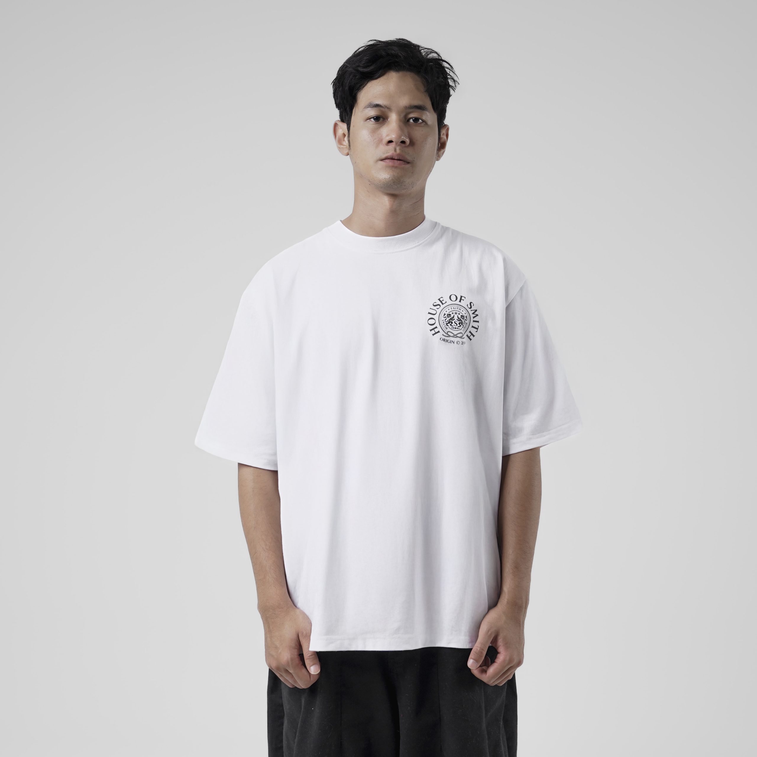 House of Smith Kaos Oversize Pria - Faith Oversized Tshirt White #2 - Oversize T Shirt - Image 5