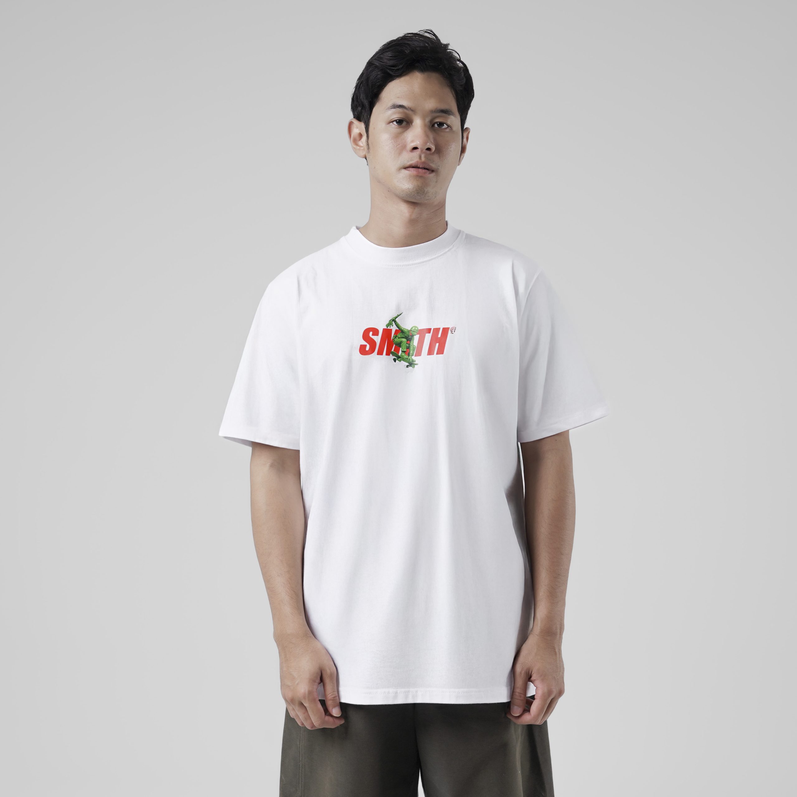 House of Smith Kaos Pria Lengan Pendek - Toys Tshirt White - T Shirt - Image 3