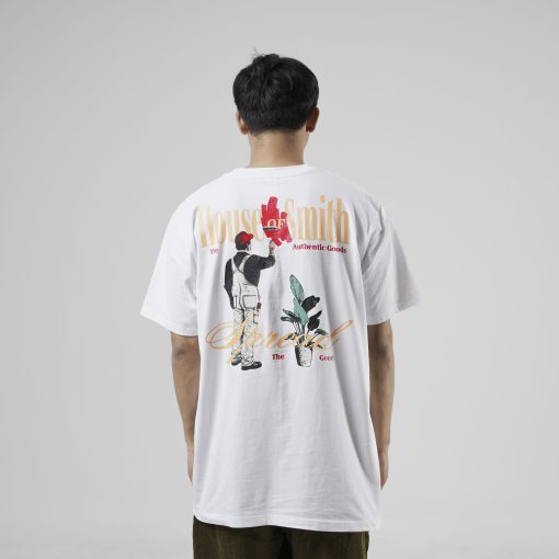 House of Smith Kaos Pria Lengan Pendek - Portray Tshirt White - T Shirt - Image 6