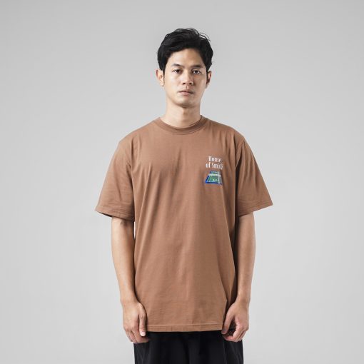 House of Smith Kaos Pria Lengan Pendek - Court Tshirt Brown - T Shirt - Image 6