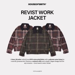 House of Smith Jaket Pria - Revist Work Jacket - Over Shirt