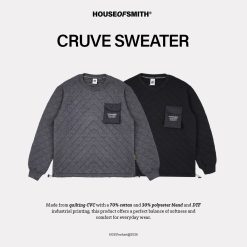 House of Smith Sweater Crewneck Pria - Cruve Sweater