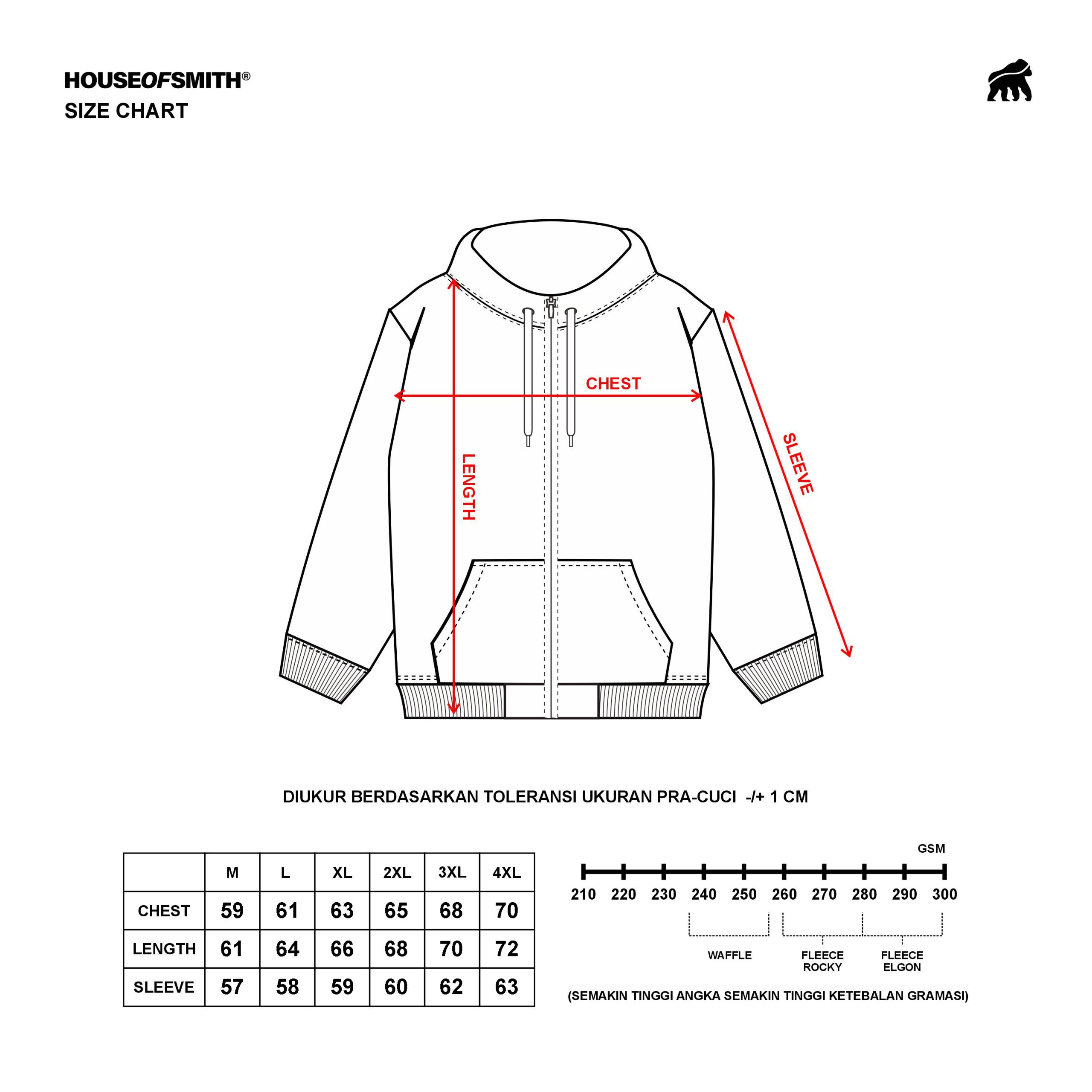 House of Smith Sweater Hoodie Boxy Pria - Carmein Hoodie Zipper Heater Boxy Grey - Image 8