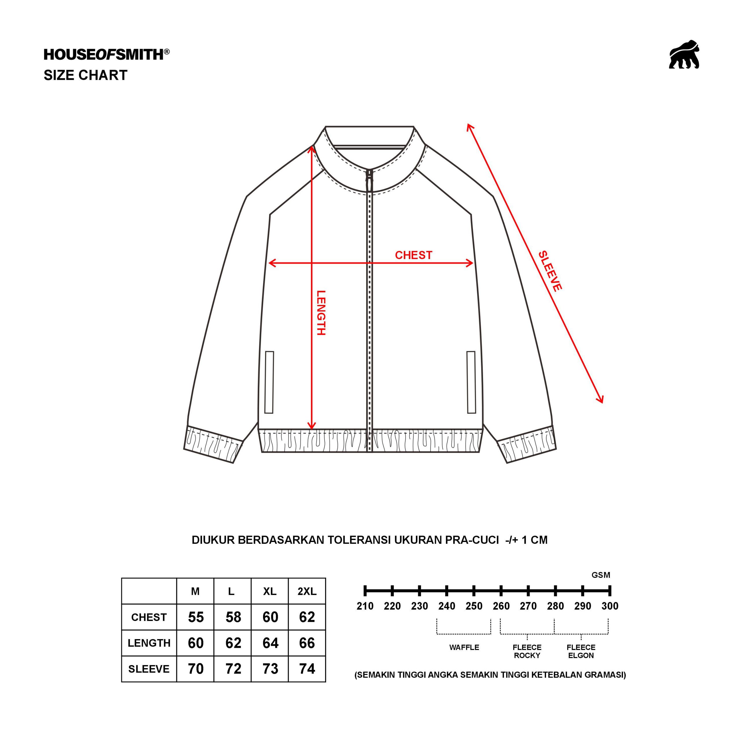 House of Smith Jaket Tracktop Pria - Cruff Track Jacket Grey N Navy - Jacket - Image 6