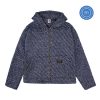 House of Smith Sweater Hoodie Zipper Oversized Pria - Infinium Tweed Hoodie Zipper Blue