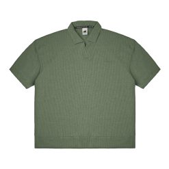 House of Smith Polo Shirt - Braver Waff Oversized Polo Shirt Green - Kaos Polo Oversize Pria