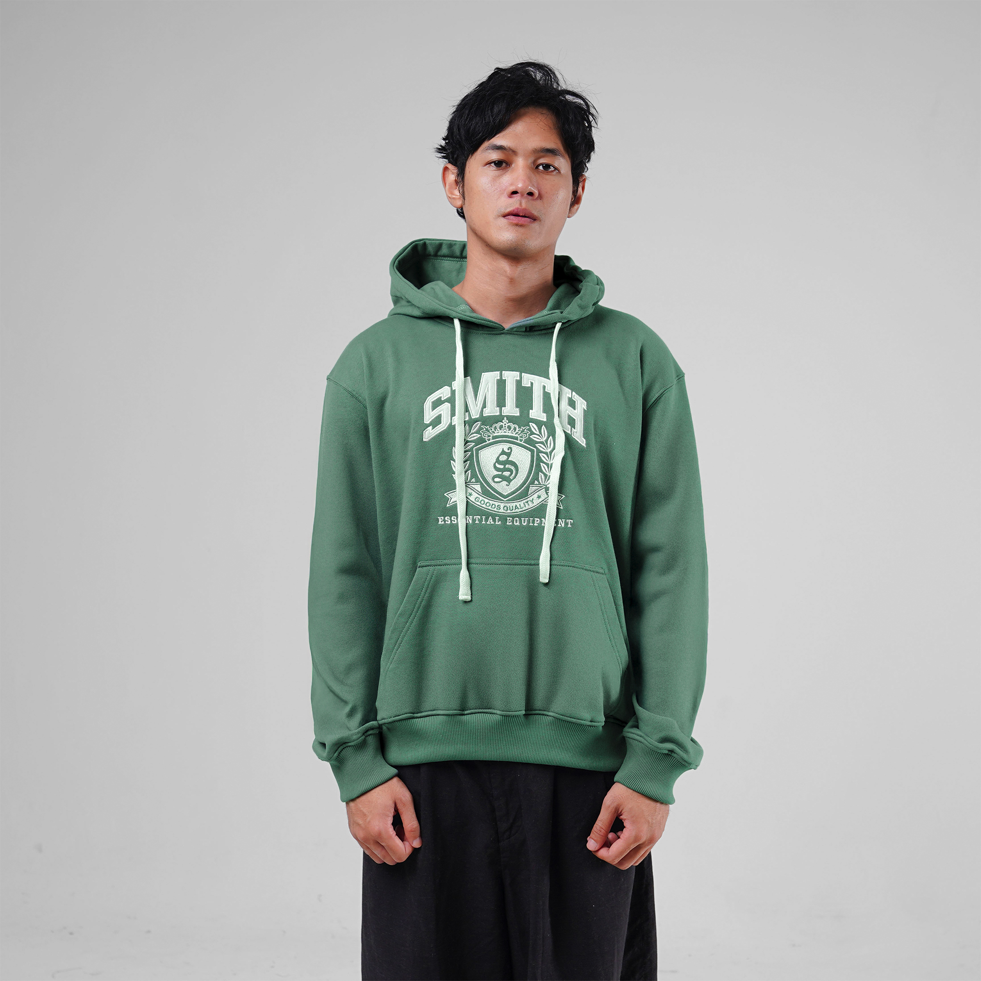 House of Smith Sweater Hoodie Pria - Avalon Hoodie Tropical Green - Image 4