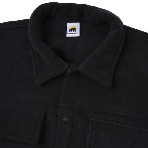 House of Smith Jaket Pria - Moft Jacket Polar Black - Jacket - Image 2