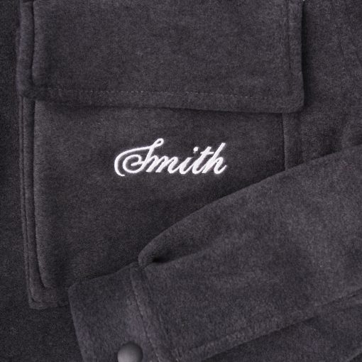 House of Smith Jaket Pria - Moft Jacket Polar Dark Grey - Jacket - Image 3