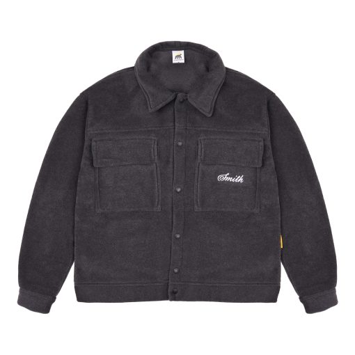House of Smith Jaket Pria - Moft Jacket Polar Dark Grey - Jacket