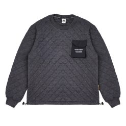 House of Smith Sweater Crewneck Pria - Cruve Sweater Grey