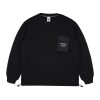 House of Smith Sweater Crewneck Pria - Cruve Sweater Black