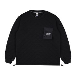 House of Smith Sweater Crewneck Pria - Cruve Sweater Black