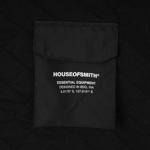 House of Smith Sweater Crewneck Pria - Cruve Sweater Black - Image 5