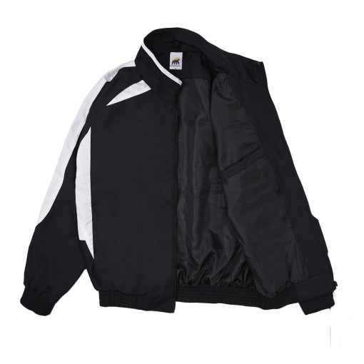 House of Smith Jaket Tracktop Pria - Creleon Track Black N White - Jacket - Image 2
