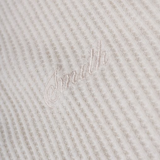 House of Smith Polo Shirt - Braver Waff Oversized Polo Shirt Ivory - Kaos Polo Oversize Pria - Image 4