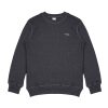 House of Smith Sweater Crewneck Pria - Weave Waffle Knit Ls Dark Grey