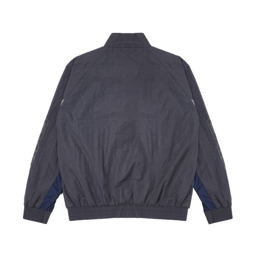 House of Smith Jaket Tracktop Pria - Cruff Track Jacket Grey N Navy - Jacket - Image 2