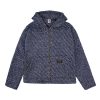 House of Smith Sweater Hoodie Zipper Oversized Pria - Infinium Tweed Hoodie Zipper Blue