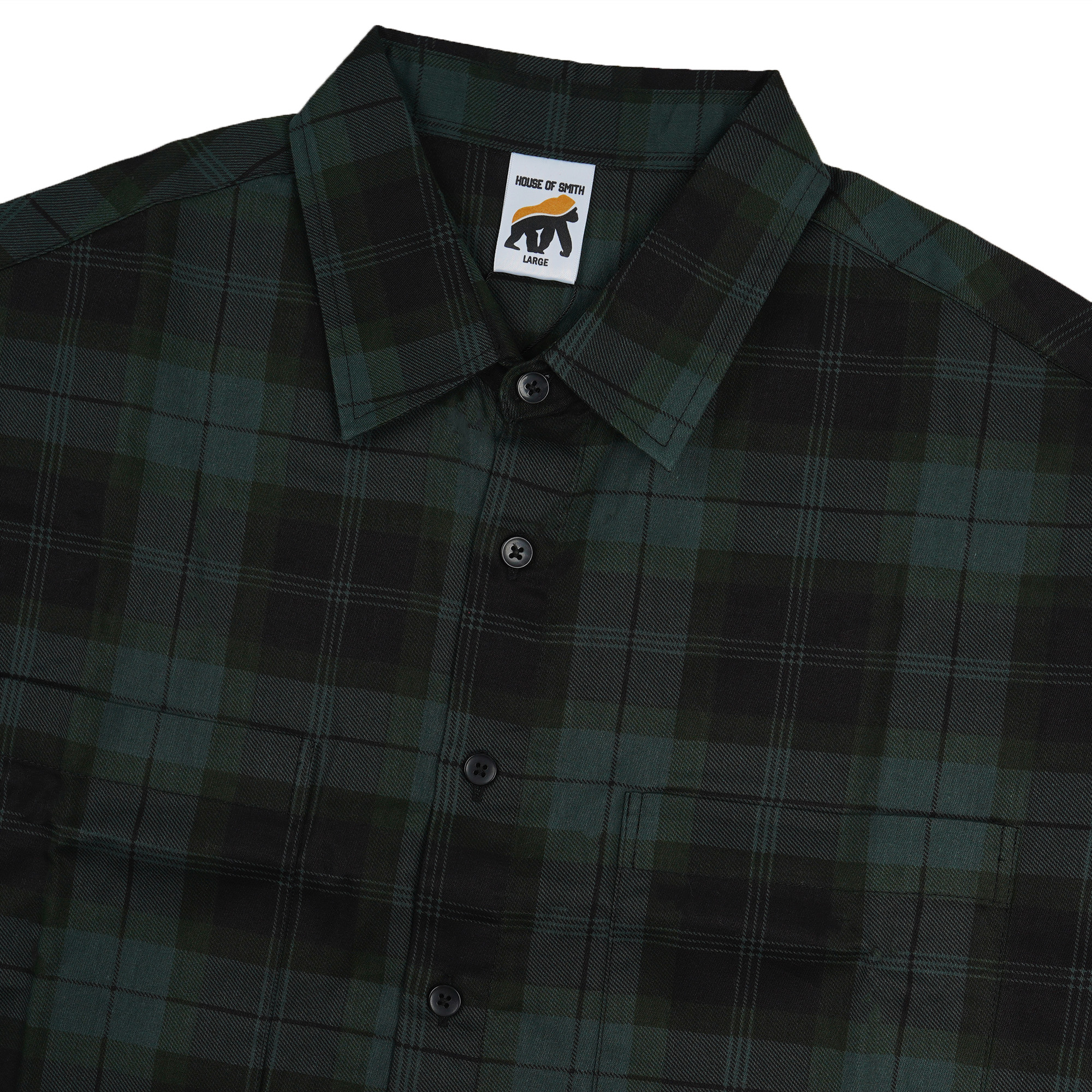 House of Smith Kemeja Boxy Pria - Savero Boxy Long Sleeve Shirt 1 - Boxy Long Shirt - Image 2