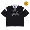 House of Smith Polo Shirt Oversize - Stardaze Oversized Polo Shirt Black - Kaos Polo Oversize Pria