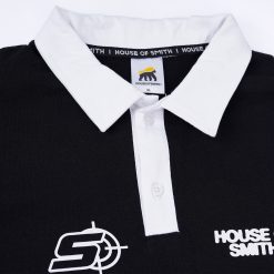 Alternative view of House of Smith Polo Shirt Oversize - Stardaze Oversized Polo Shirt Black - Kaos Polo Oversize Pria