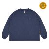 House of Smith Kaos Pria Lengan Panjang - Therma Waffle Knit Boxy Ls Navy - Long Sleeve Boxy