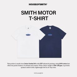 House of Smith Kaos Pria Lengan Pendek - Smith Motor Tshirt - T Shirt