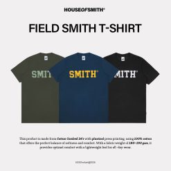 House of Smith Kaos Pria Lengan Pendek - Field Smith Tshirt - T Shirt