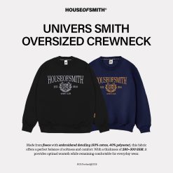House of Smith Sweater Crewneck Oversize Pria - Univers Smith Oversized Crewneck