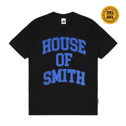 House of Smith Kaos Pria Lengan Pendek - Hos Arched Tshirt Black - T Shirt