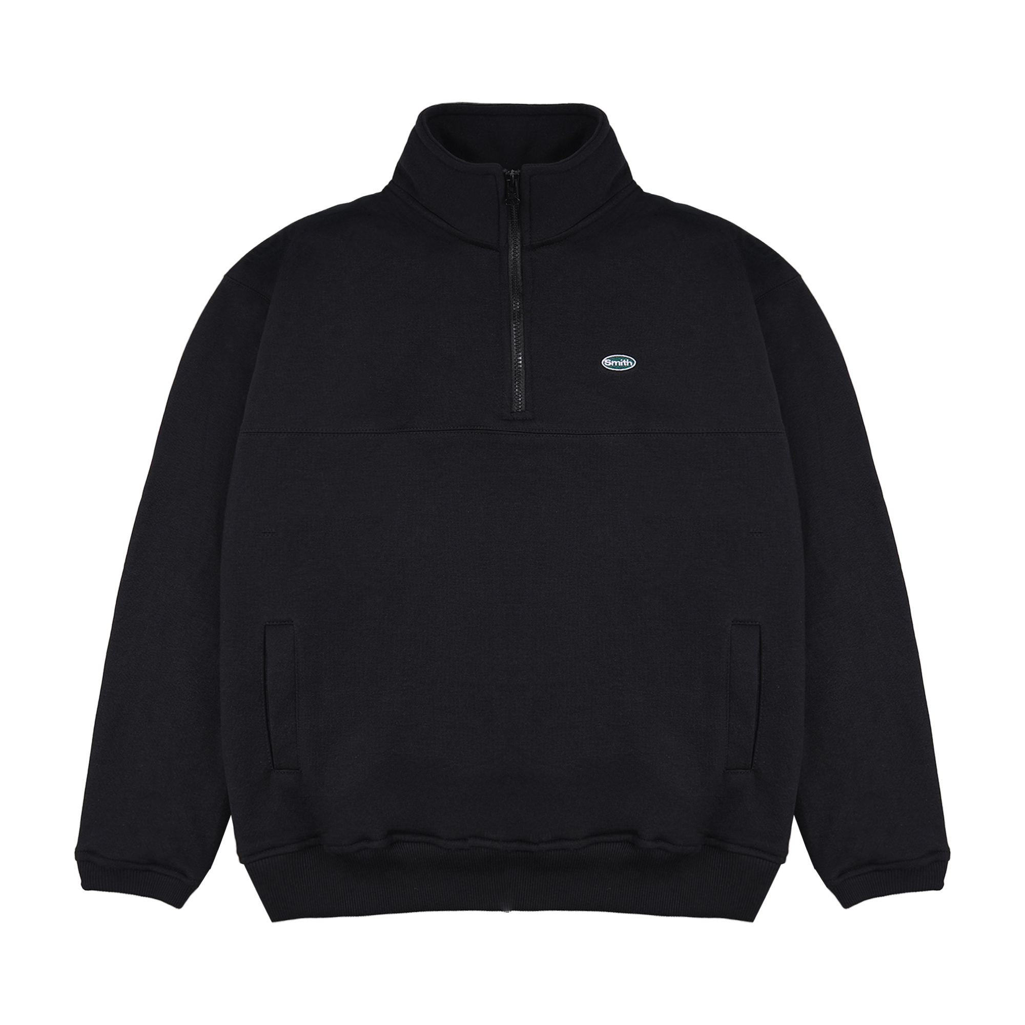 House of Smith Jaket Pria - Seize Halfzip Black #2 - Half Zipper Jacket